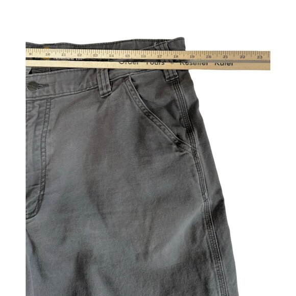 Carhartt Pants Mens 40 x 32 Gray Relaxed Fit Canvas Flex Stretch 102291-039 - Picture 5 of 7